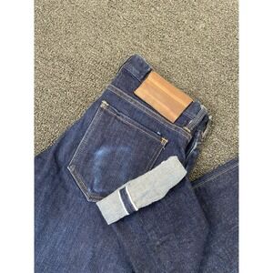 Billiam‎ Japanese Selvedge Slim Fit Blue Jeans Mens Size 30x29 White Cone Mills